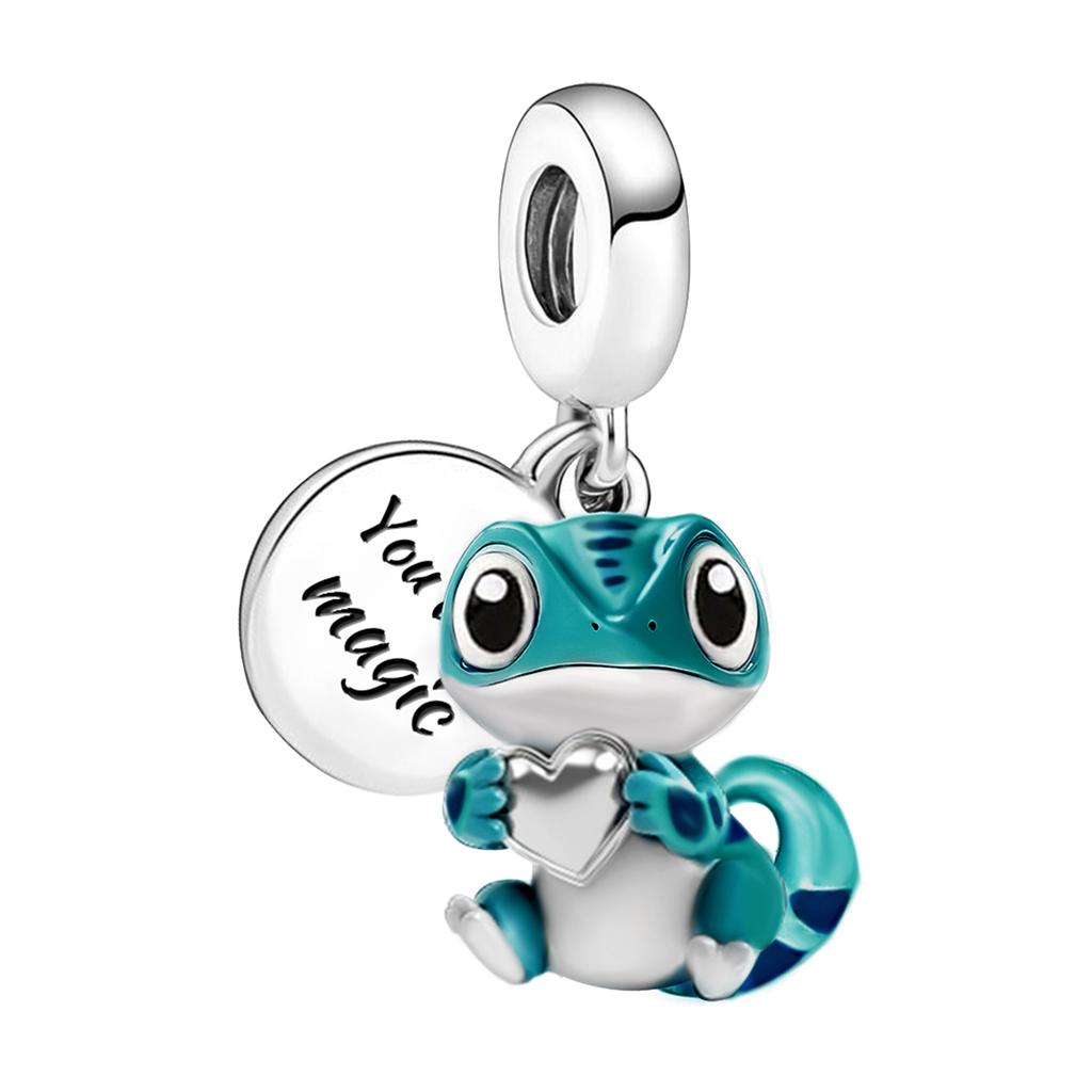 Copper Pink Koala Hair Dryer Fawn Charm Pendant For Women Diy Bracelets High Quality Personalized Fine Jewelry