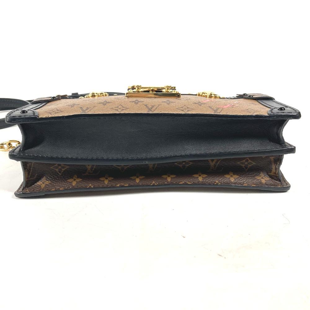 Louis Vuitton M43596 Monogram reverse Trunk Clutch 2WAY Pochette Shoulder Bag