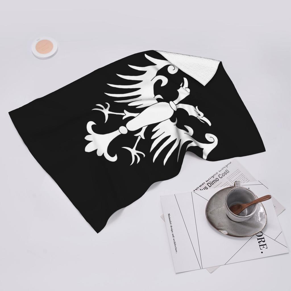 Coat of Arms of the Nemanjic Dynasty - Coat of Arms of Serbi Soft Face Towel Quick Dry Pool Bath Cotton Towels Breathable