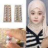 Set mit 12 eleganten magnetischen Hijab-Nadeln Dekorative Schal-Befestiger Imitation Perlen Broschen Schmuck für muslimische Kleidung