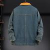 LEE 2026 Color Block Men’s Retro Denim Jacket - Loose Fit, Trendy, Slightly Wide