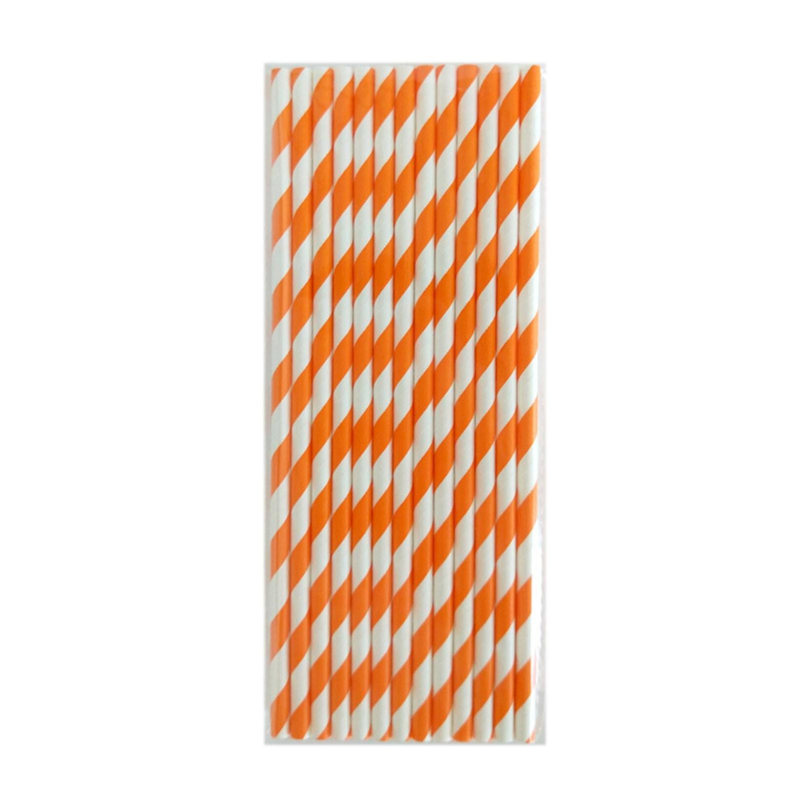 

25 экологически чистых трубочек, прочные, экологически чистые, в цветные полоски, радужные трубочки для питья, товары для украшения вечеринки One Size