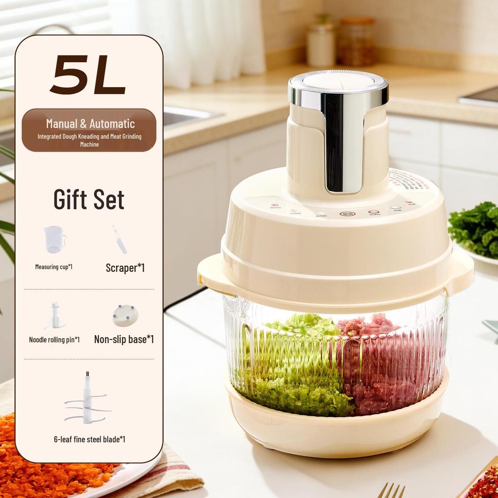 Doppelt verwendbarer manueller und automatischer Fleischwolf & Küchenmaschine