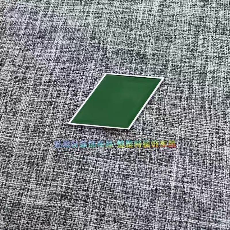 3D creative solid color block decorative scratch cover rear badge stickers for modified car fenders suitable for German French and Italian vehicles