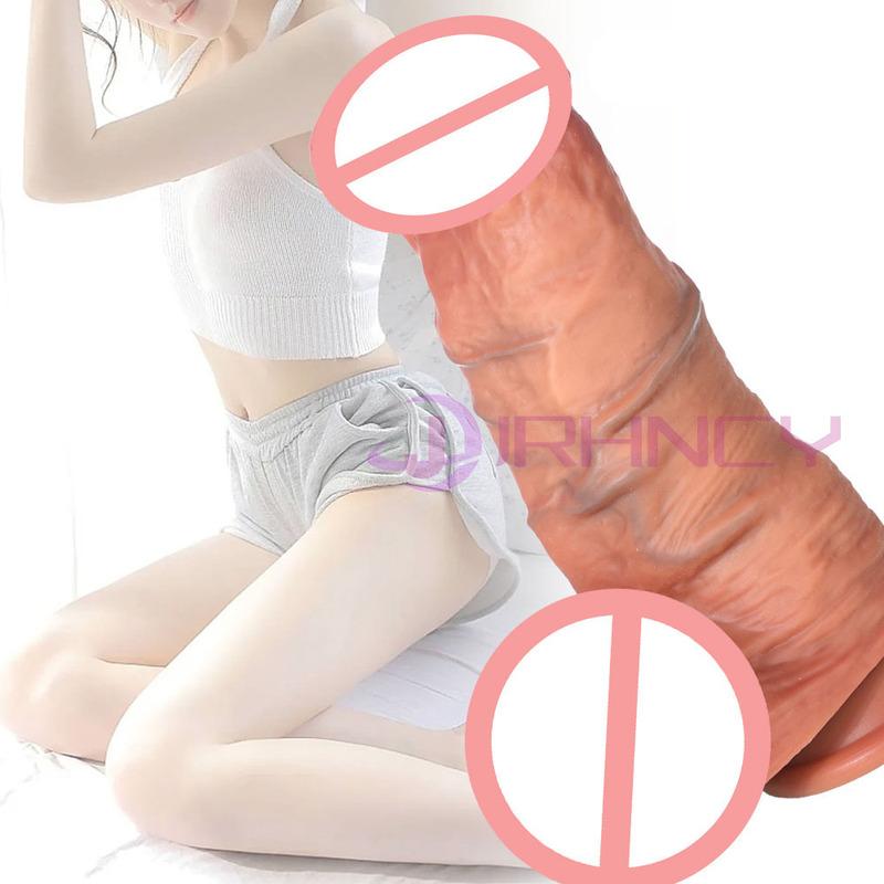Super Realistic Dildo For Women Huge Silicone Penis Female Masturbation Fake Dildo with Suction Cup Adult Sex Games No Vibrator