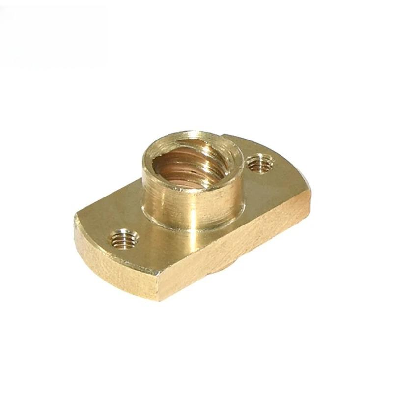 3D Printer Accessories T8 Screw Brass Flange T8POM Trapezoidal Nut Screw POM Nut