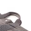 Used HERMES HerlineMM Tote Bag canvas Nylon canvas Gray Used unisex