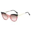 Lunettes de soleil œil de chat chics: Style européen et américain tendance, Protection solaire extérieure polyvalente haut de gamme pour femmes