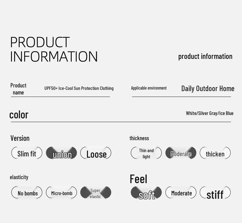 Baleno UPF50+ Lehká bunda s kapucí z ledového hedvábí pro ochranu před sluncem