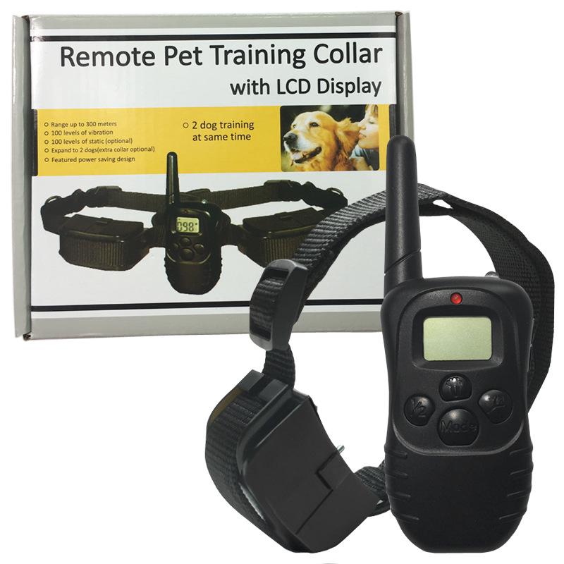 998D Remote Control LCD Dog Training Device for Bark Control