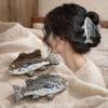 Cute Large Grouper Hair Clip Novelty Lightweight Fish Hair Claw Plastic Realistic Hair Claw Clip For Women