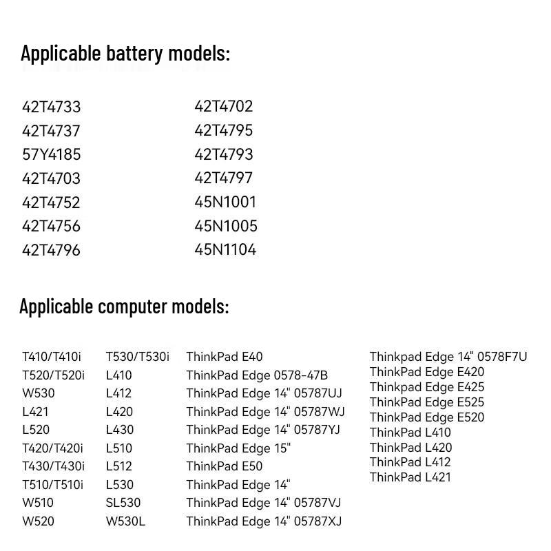 llano Laptop Battery for Lenovo ThinkPad T430
