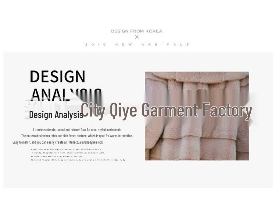 European & American Plush Hooded Faux Fur Leather Women's Autumn/Winter Coat