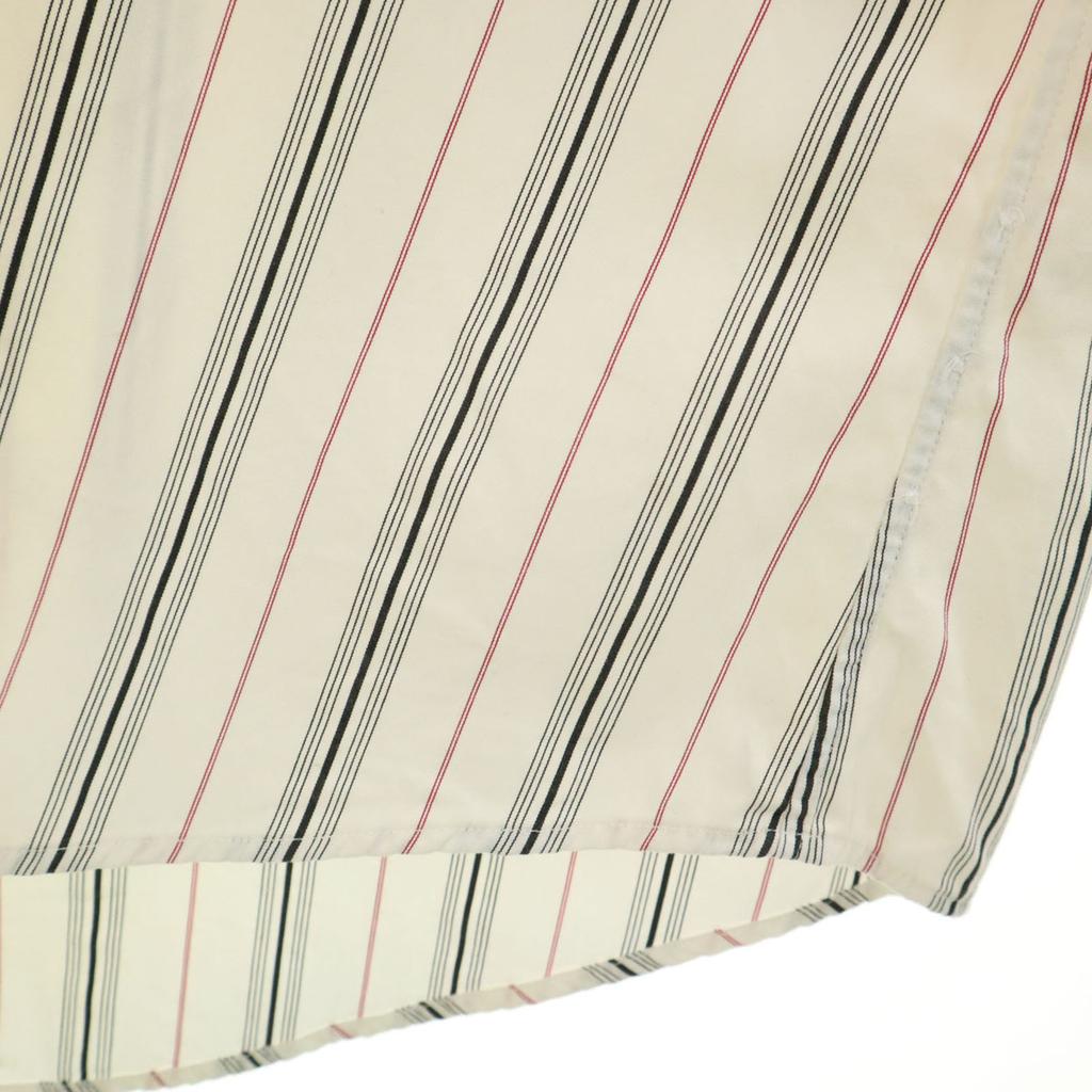 Polo by Ralph Lauren Striped Pattern Long sleeve Cotton shirt XL white Men's Used