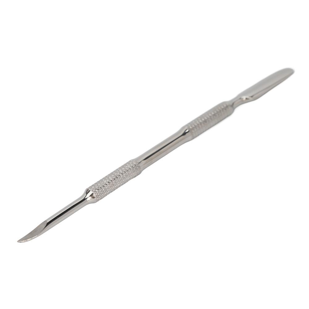 Stainless Steel Dual Head Cuticle Pusher Ergonomic Nail Cuticle Cleaner  Nail surface tidying