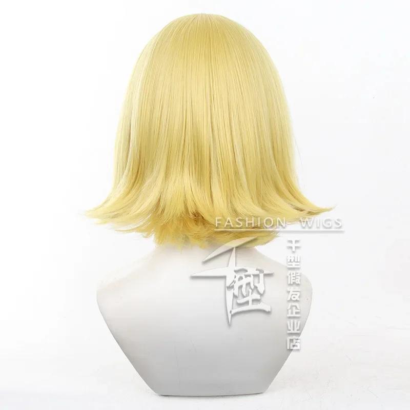 Anime Kagamine Rin Cosplay Wig  Party Anime Kagamine Rin Cosplay Wigs Heat Resistant Synthetic Wigs