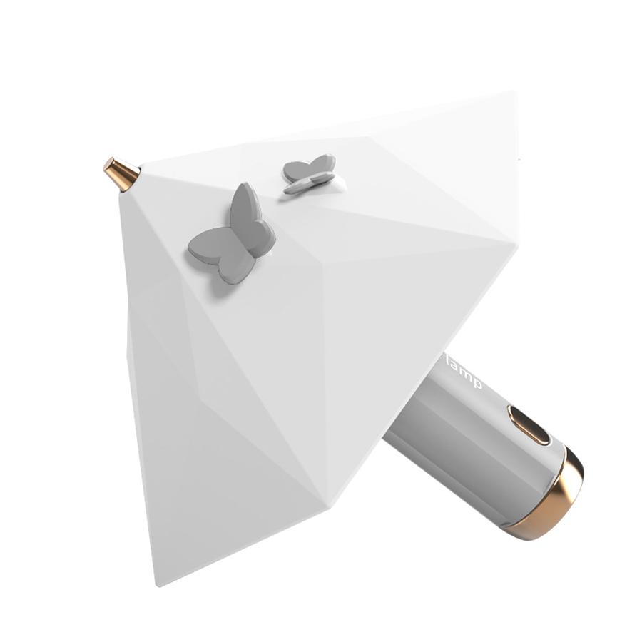 Paraguas Mini luz nocturna Usb recargable estudio lectura libro luz linterna portátil lámpara de noche pegatina magnética lámpara de escritorio