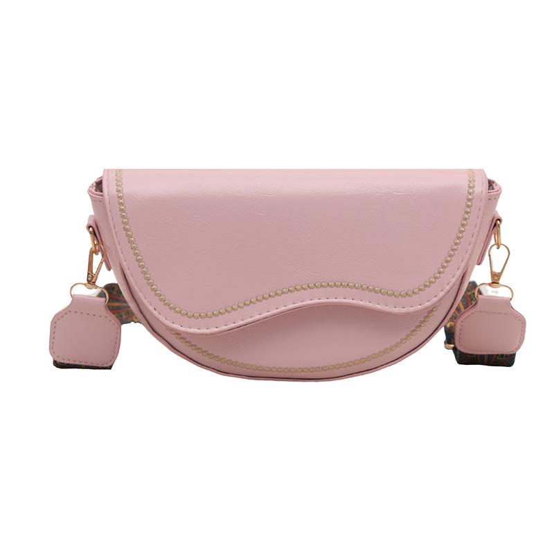 Shoulder bag women's 2025 new retro American versatile niche ins design sense oblique span bag women