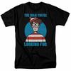 Dove si trova Wally Cercami Maglietta Uomo Merchandising Cartoni Animati Licenziato Nero