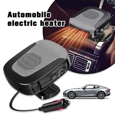 מחמם רכב 12V 150W נייד מחמם רכב מאוורר 2 ב-1 קירור חימום מהיר אוטומטי מפשיר שמשה קדמית מחמם נגד ערפל לרכב