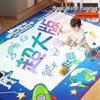 Extra Large Reusable Water Doodle Mat: Children's Magic Color Crawling Toy