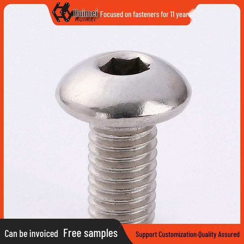 Quality Stainless Steel Button Head Hex Socket Screws GB7380
