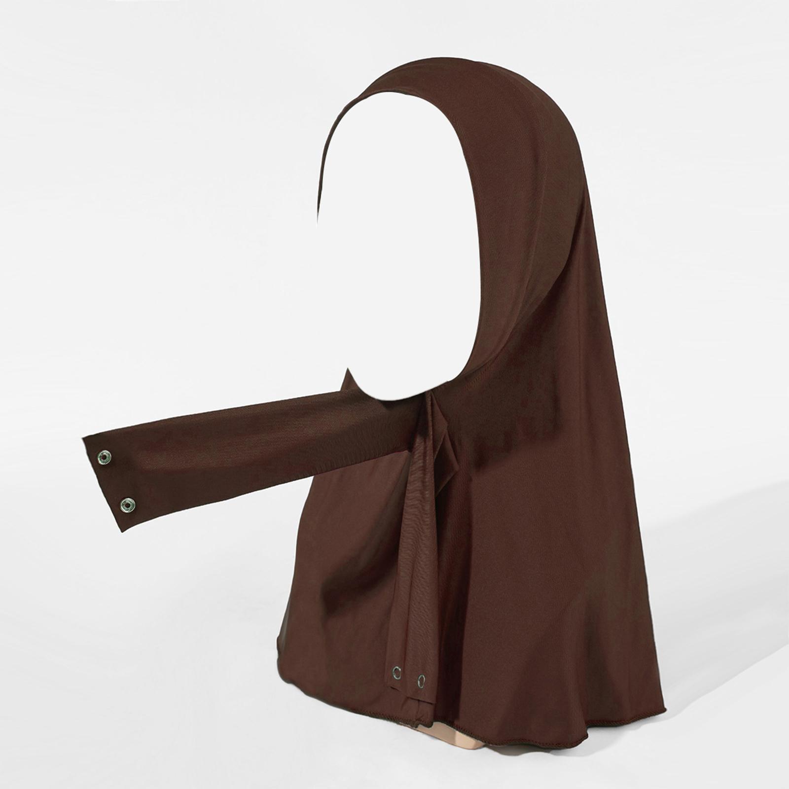 

Ladies Elastic Headscarf, Scarf, And Headband With Deduction One Size кофейный