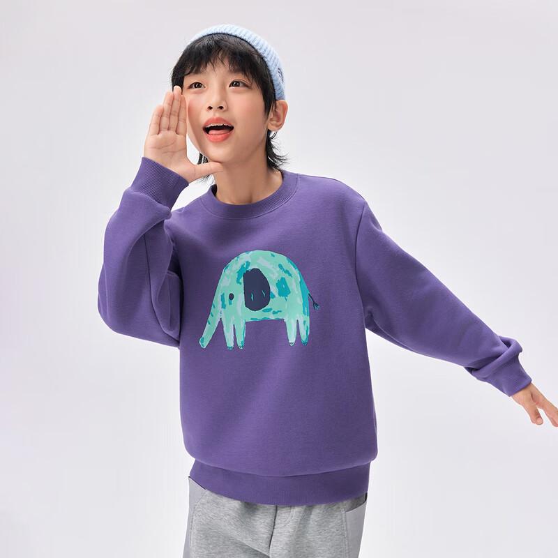 EBAER Kids Fleece-Lined Crew Neck Sweatshirt XL