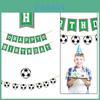 Vibrant Soccer Football Theme Party Decor Happy Birthday Banner For Special Celebrations