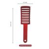 Large Curved Hairbrush with Airbag, Scalp Massage, Men's Fluffy Comb, Curling and Styling Vent Brush.