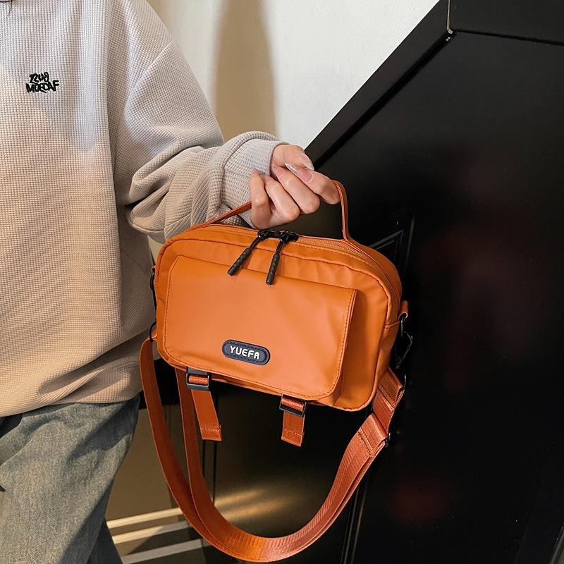 Single Shoulder Messenger Bag Large Capacity Small Square Bag Neutral Wind Messenger Bag Unisex Mobile Phone Bag Tide