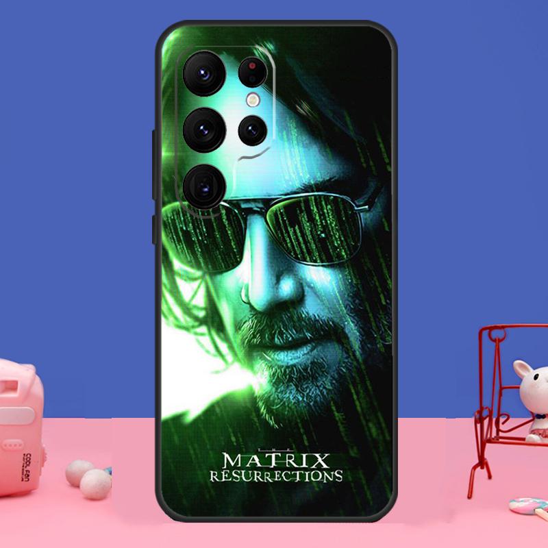 

Matrix 4 Art Case For Samsung Galaxy S23 S24 Ultra S21 S22 Plus Note 20 Note 10 S8 S9 S10 S20 FE Cover Galaxy S20