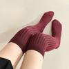 1 Pair Women's High Quality Stockings Warm Over Knee Socks Soft Cotton Gaiters Striped Long Socks Thigh Stocking Long Socks