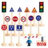Casby Play Mini Wooden Traffic Light Set, Mixed Colors, 1 Set