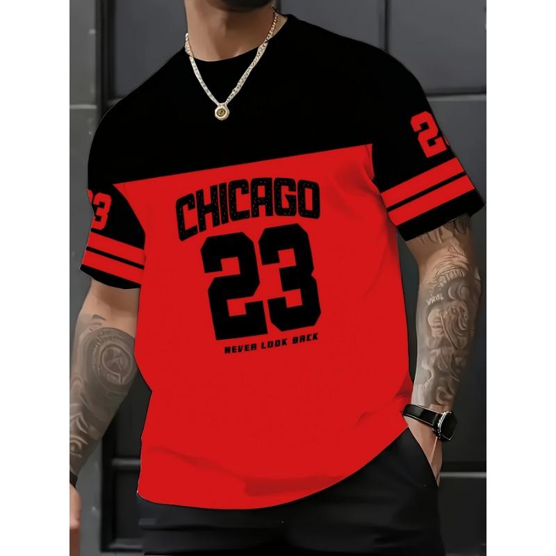 Men s Summer Sports Fashion 3D Digital Print T-Shirt S