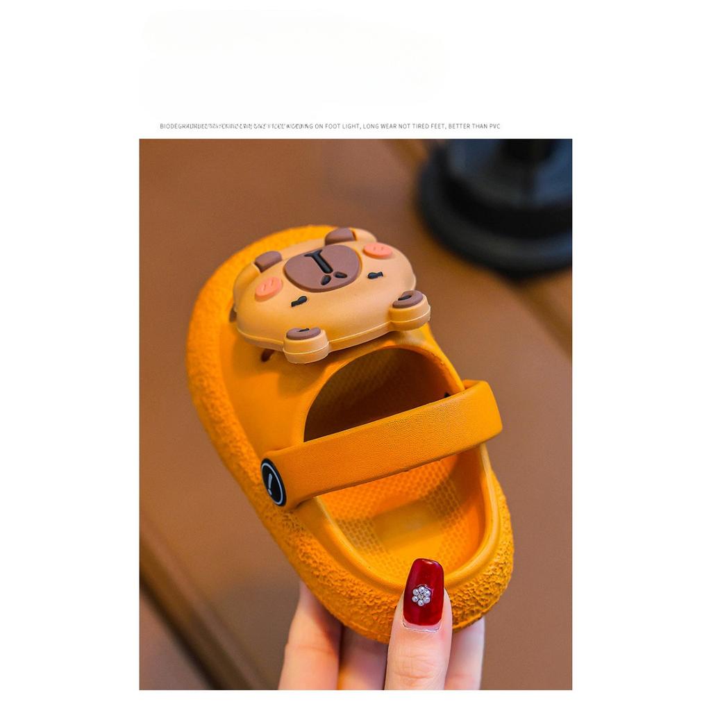 Dětské pantofle pro chlapce, protiskluzové pro kojence a malé děti, koupání pro miminka, cool pantofle pro dívky, perforované boty