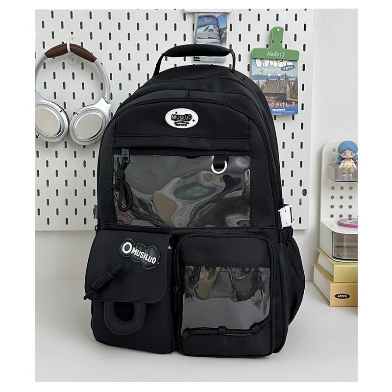 New high-value college style fresh and sweet backpack junior high school students lightweight large-capacity backpack