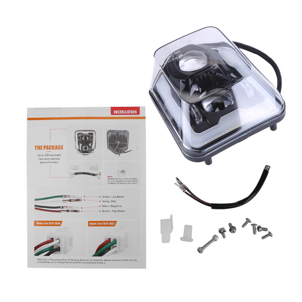 H4 LED Headlight Super Bright LED Lamp 5000LM 6500K Compatible forHusqvarna 701 SuperMoto 501 300 450 350 250