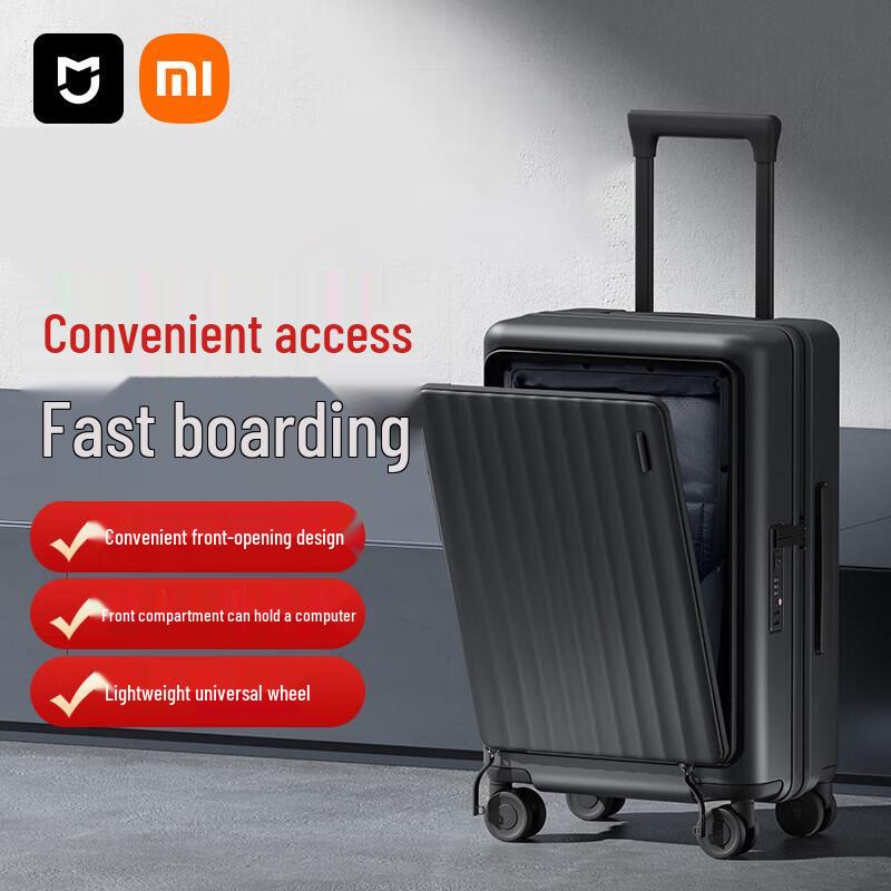 Чемодан Xiaomi с 20-дюймовым экраном и передним открыванием, жесткий, для ручной клади. 20-inch