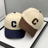 Color Matching C Letter Hat Unisex Baseball Cap Sun Hat Sun Protection Casual Cap