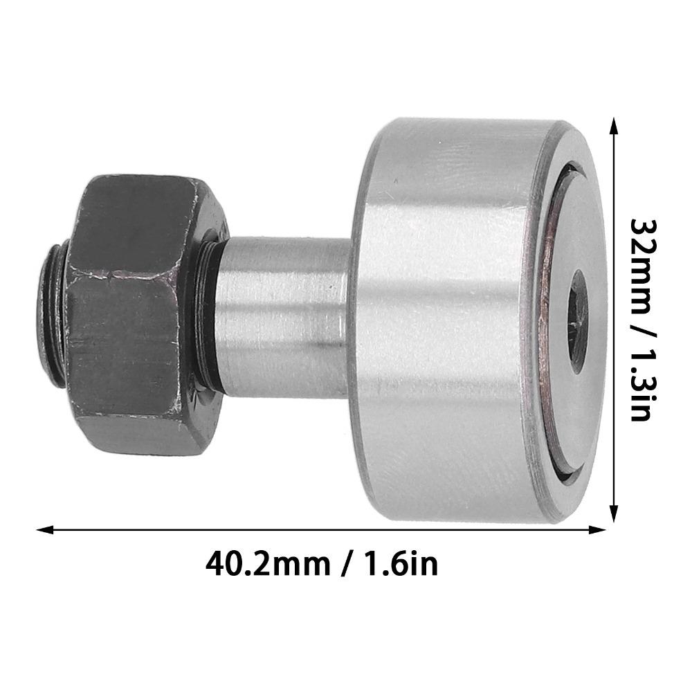 32mm Roller Diameter Stud Type Track Roller 14mm Roller Width Needle Roller Bearing  Machine Tools