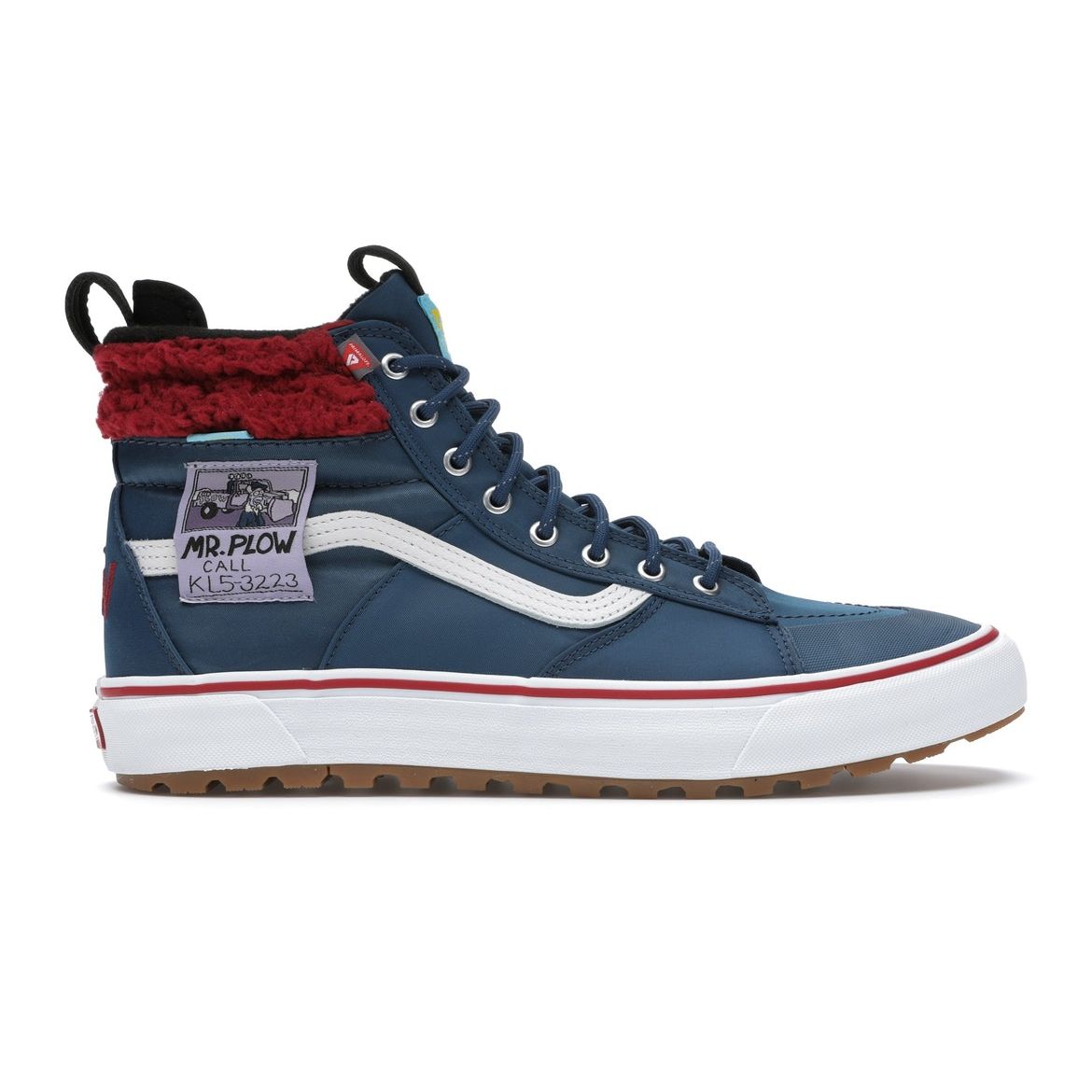 

Vans The Simpsons x Sk8-Hi MTE 2.0 DX Mr. Кроссовки унисекс Plow Blue Navy VN0A4P3I23V