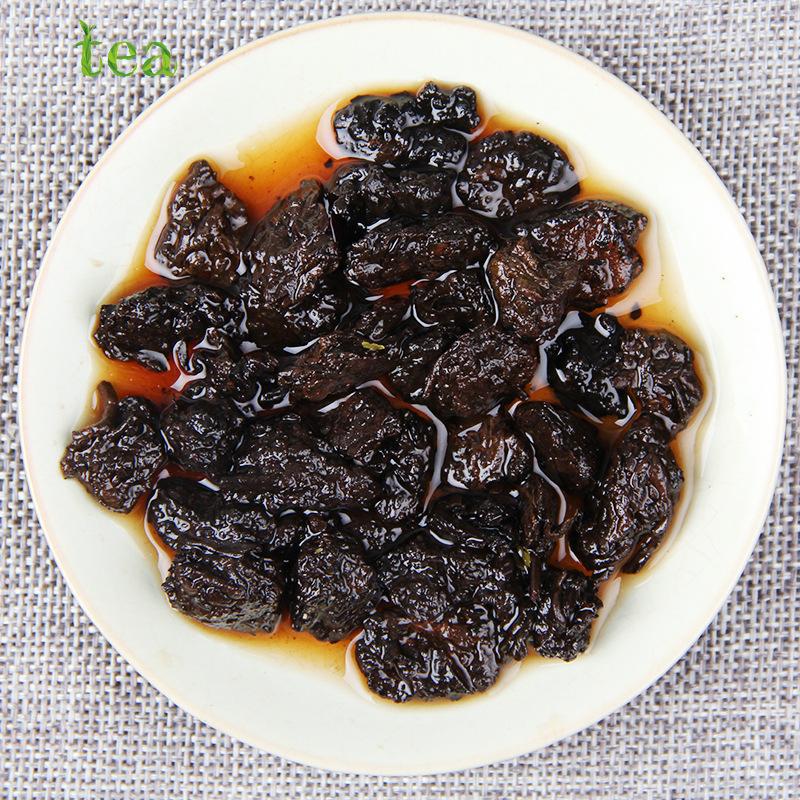 Aged Pu'er Tea, Crushed Silver, Glutinous Fragrance, Old Tea Head 500g, Handmade Bamboo Basket