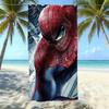 Toalla de Playa con Estampado de Dibujos Animados de Marvel Spider-Man, Natación en la Costa, Secado Rápido, Suave y Agradable para la Piel, Playa de Vacaciones