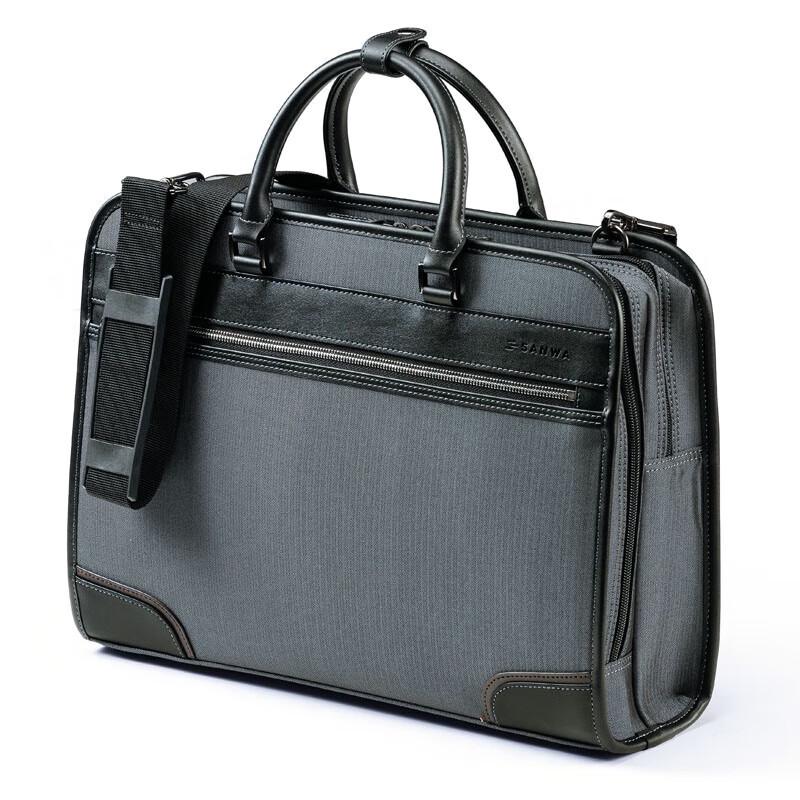 Sanwa Supply BAG-BZC3GY 15.6-inch Business 2-Way Laptop Backpack