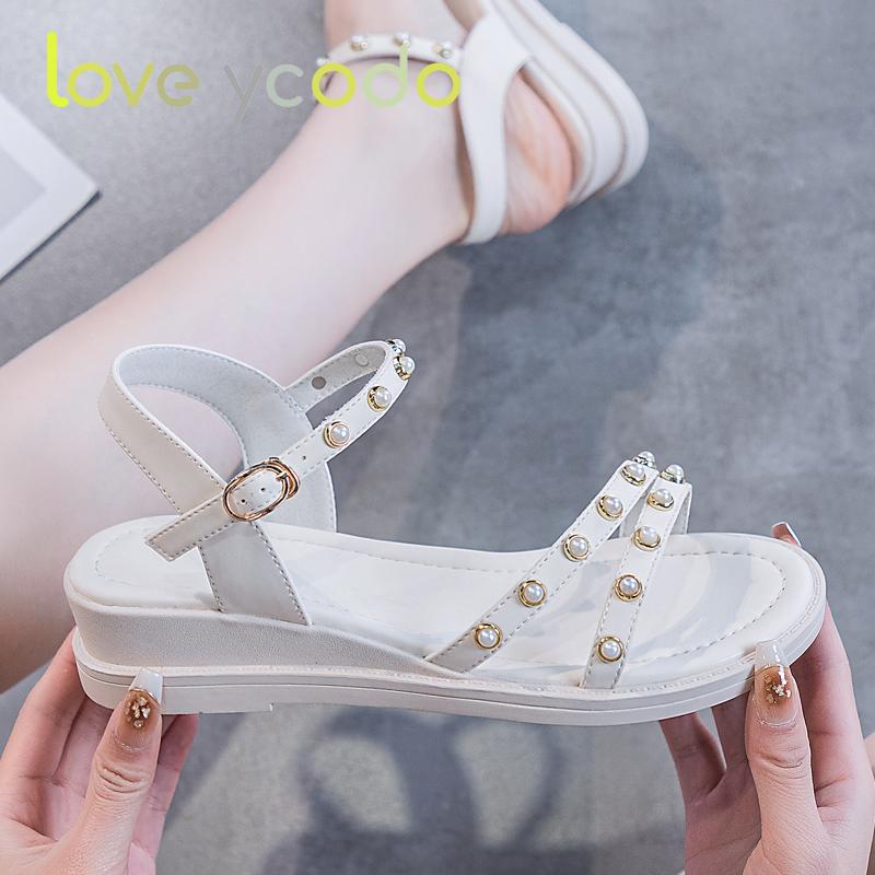 Sandale Femei Moda Sandale Damă Cataramă Platformă Casual Girl Student Sandale Damă