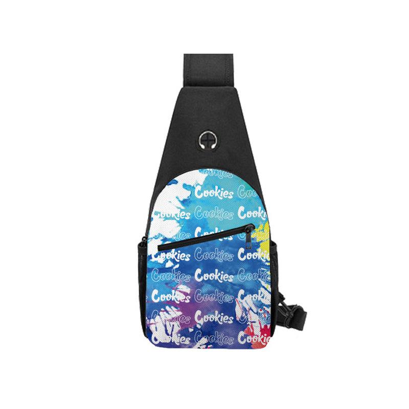 Cook Men'S Crossbody Bag Breast Bag Simple Luggage Oxford Cloth Fashion Waterproof Shoulder Backpack Tide Ins