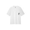 Uniqlo Printed Loose Fit Crew Neck T-Shirt Unisex Tops White 426805-00