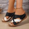 Fashion 2025Women Sandals  Summer Soft Sandals  Slides Shoes Wedge Women Shoe Party Female Slipper