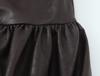 European-Style Spring 2026 Women's Puffy Leather Jumpsuit Dress